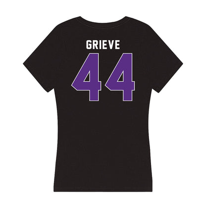 Northwestern - NCAA Women's Lacrosse : Camille Grieve - Women's V-Neck T-Shirt-1