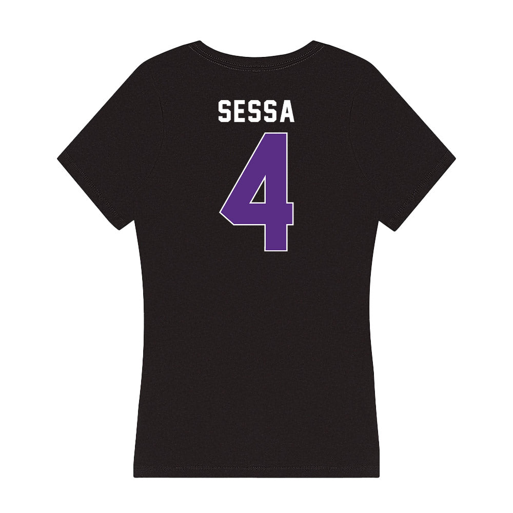 Northwestern - NCAA Women's Field Hockey : Ashley Sessa - Women's V-Neck T-Shirt-1