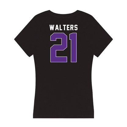 Northwestern - NCAA Football : Damon Walters - Women's V-Neck T-Shirt-1