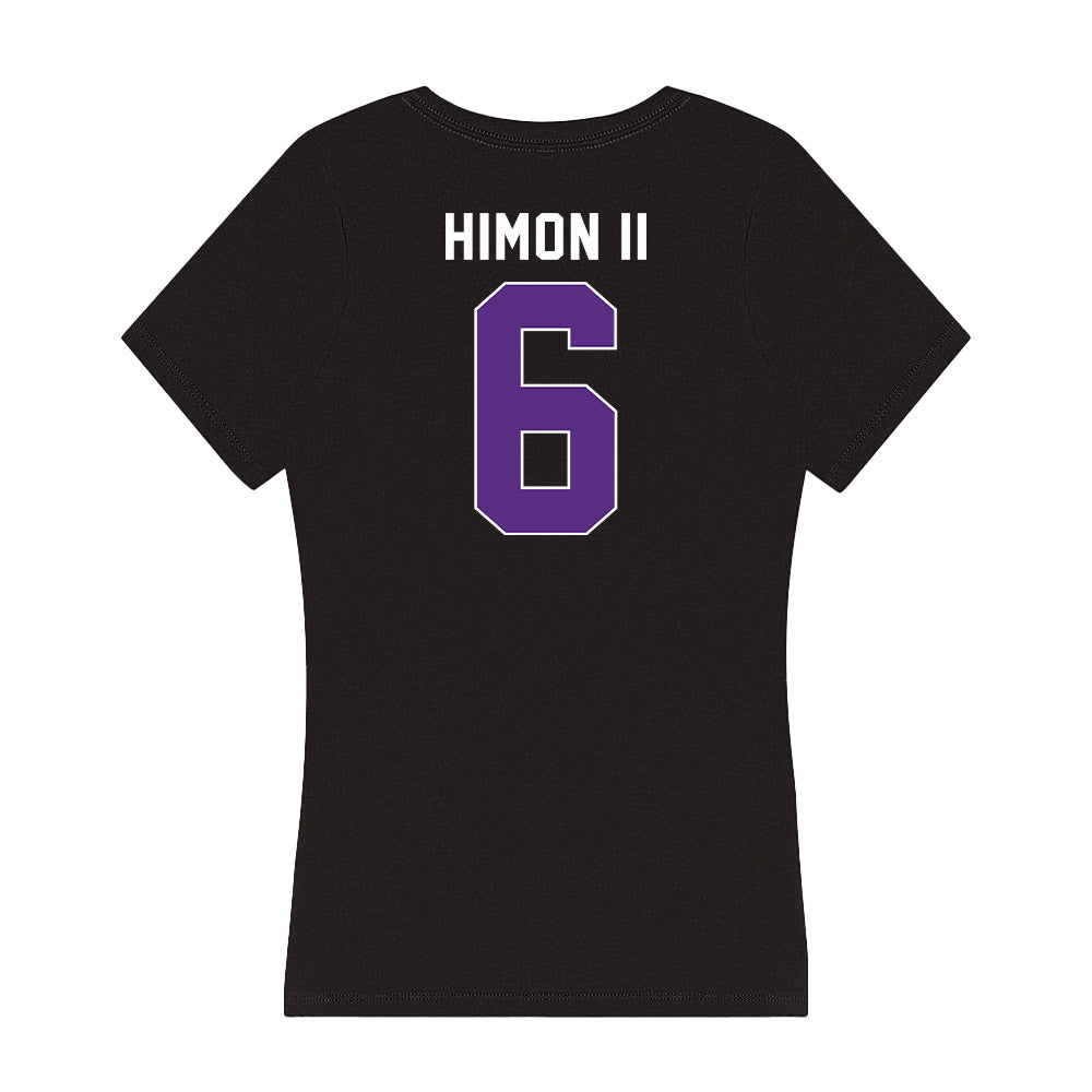 Northwestern - NCAA Football : Joseph Himon II - Women's V-Neck T-Shirt-1