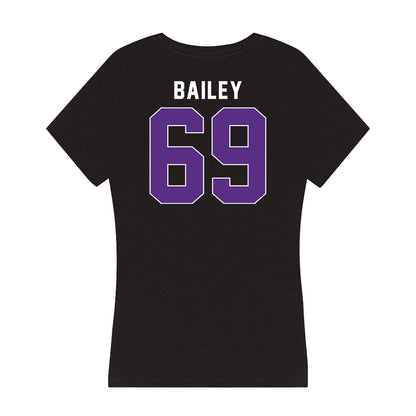 Northwestern - NCAA Football : Jack Bailey - Women's V-Neck T-Shirt-1