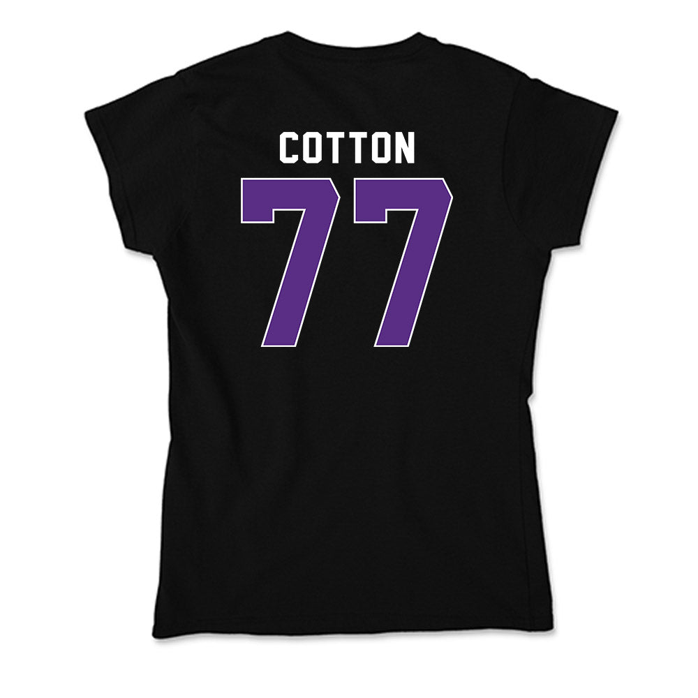 Northwestern - NCAA Football : Idrys Cotton - Soft Style Women’s T-Shirt-1