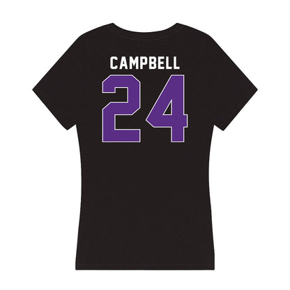 Northwestern - NCAA Women's Lacrosse : Riley Campbell - Women's V-Neck T-Shirt-1