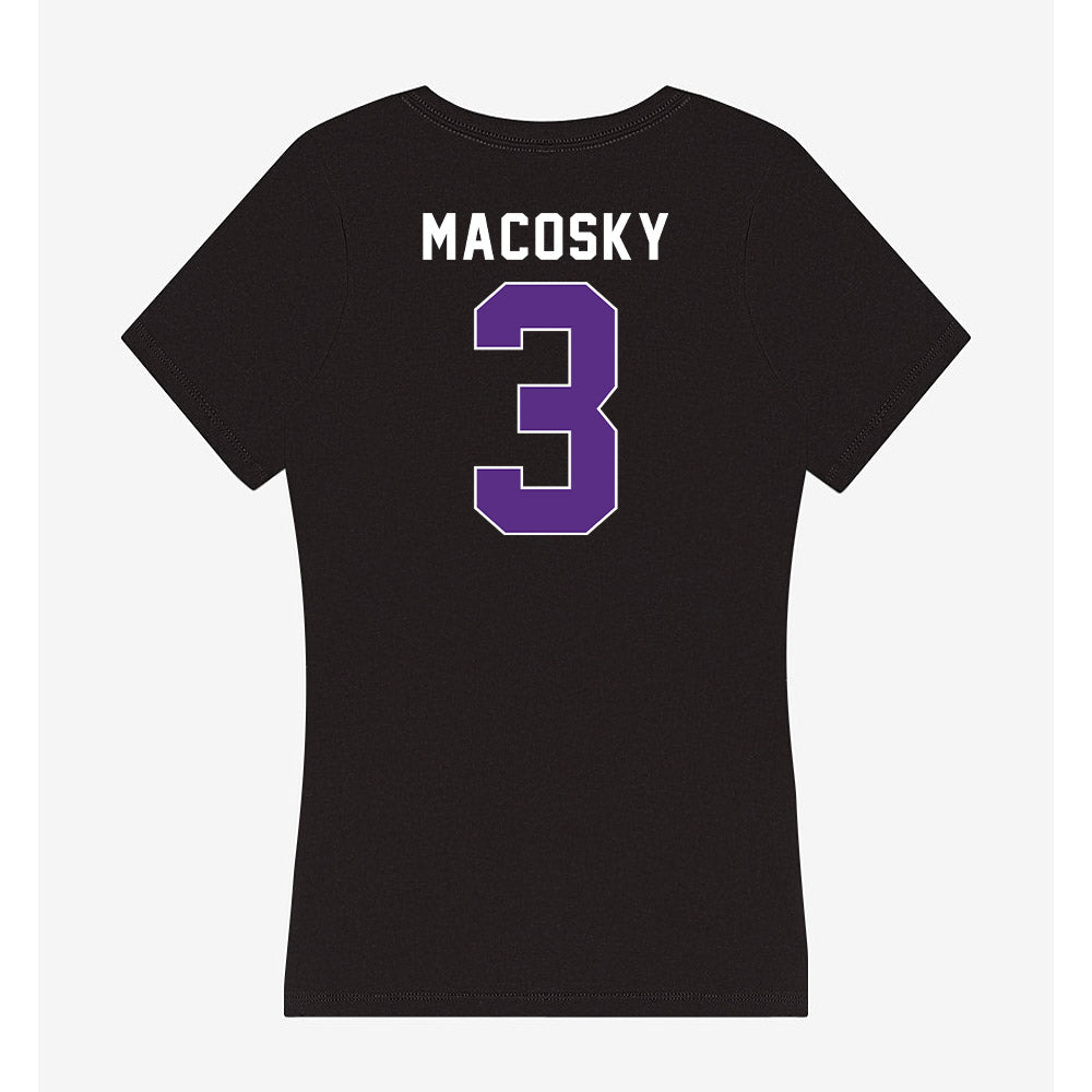 Northwestern - NCAA Softball : Laine Macosky - Women's V-Neck T-Shirt-1