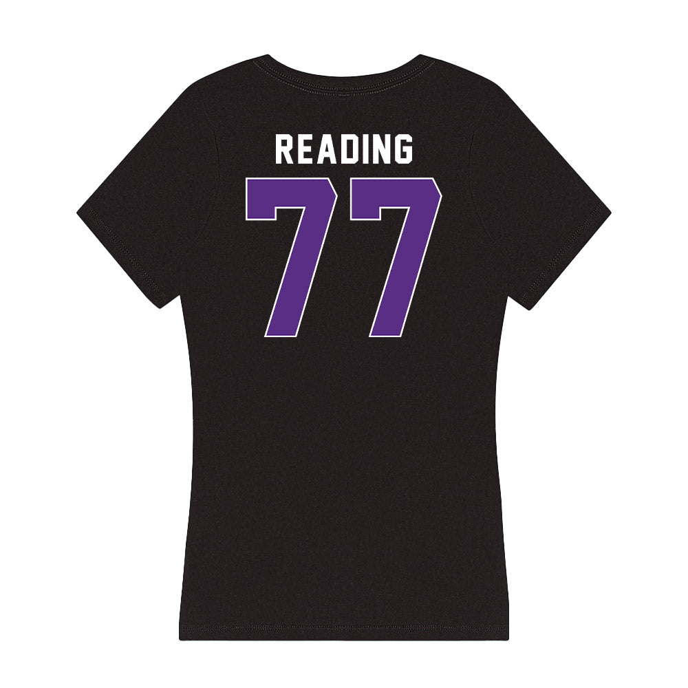 Northwestern - NCAA Women's Lacrosse : Talia Reading - Women's V-Neck T-Shirt-1