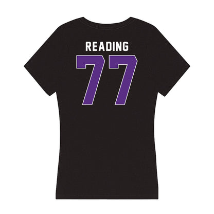 Northwestern - NCAA Women's Lacrosse : Talia Reading - Women's V-Neck T-Shirt-1