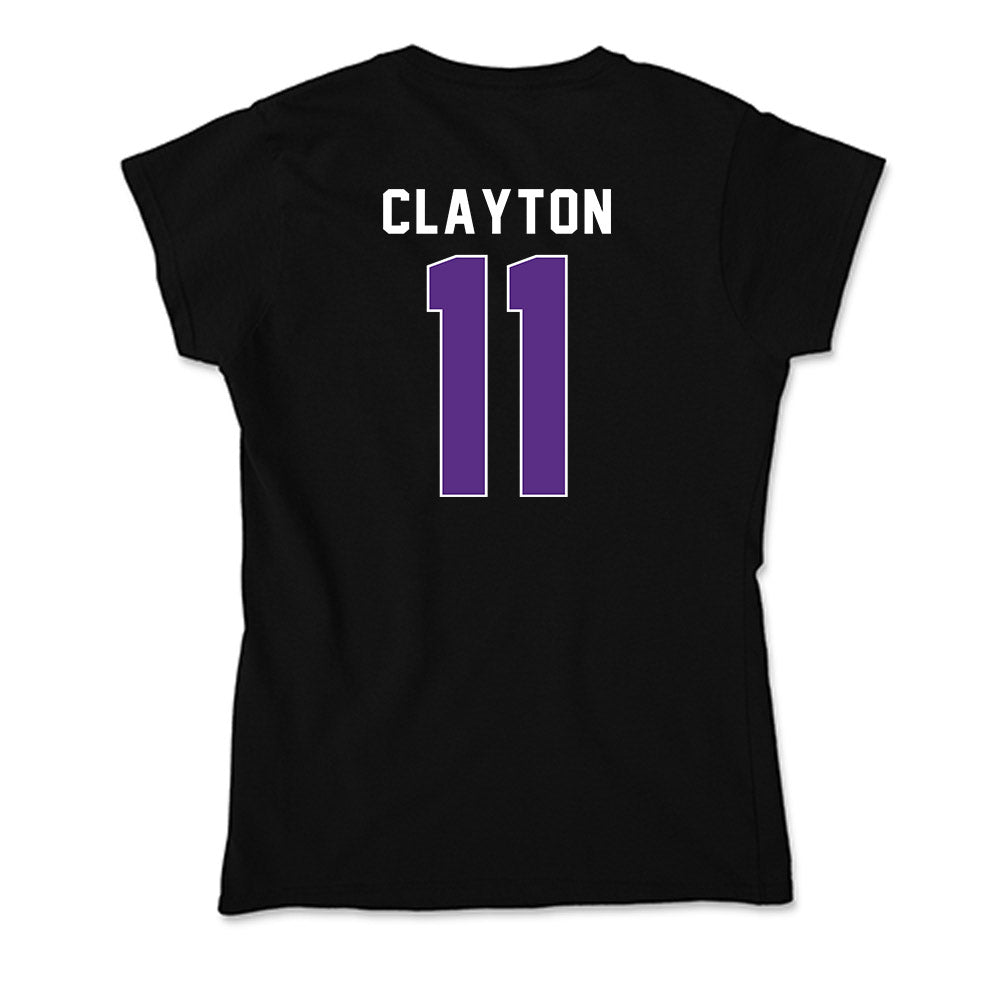 Northwestern - NCAA Men's Basketball : Jordan Clayton - Soft Style Women’s T-Shirt-1