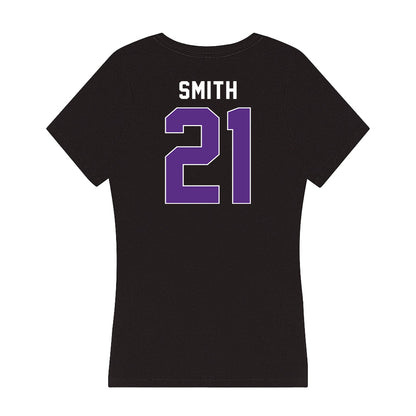 Northwestern - NCAA Women's Lacrosse : Madison Smith - Women's V-Neck T-Shirt-1