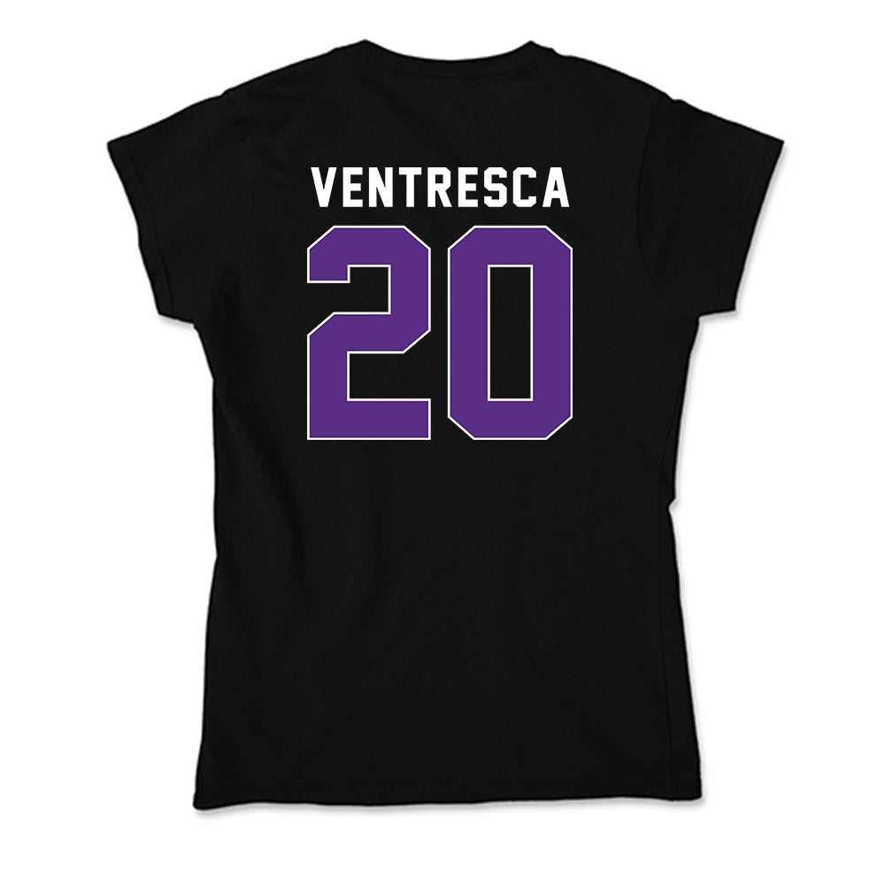 Northwestern - NCAA Women's Lacrosse : Alexis Ventresca - Soft Style Women’s T-Shirt-1