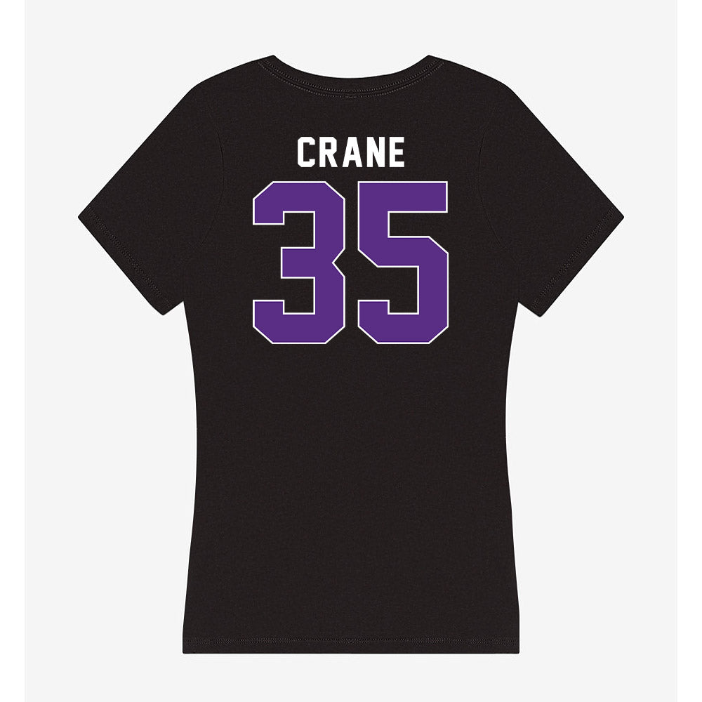 Northwestern - NCAA Football : Tate Crane - Women's V-Neck T-Shirt-1