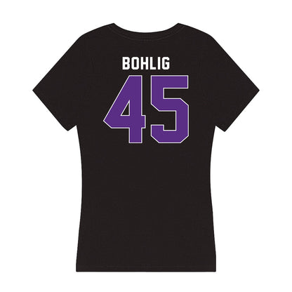 Northwestern - NCAA Women's Lacrosse : Emerson Bohlig - Women's V-Neck T-Shirt-1