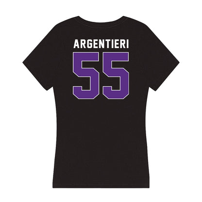 Northwestern - NCAA Women's Lacrosse : Francesca Argentieri - Women's V-Neck T-Shirt-1