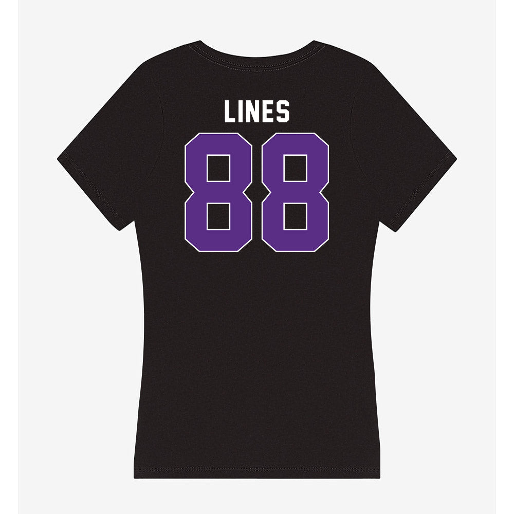 Northwestern - NCAA Football : Alex Lines - Women's V-Neck T-Shirt-1