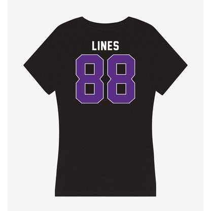 Northwestern - NCAA Football : Alex Lines - Women's V-Neck T-Shirt-1