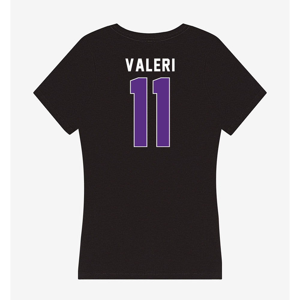 Northwestern - NCAA Football : Seth Valeri - Women's V-Neck T-Shirt-1
