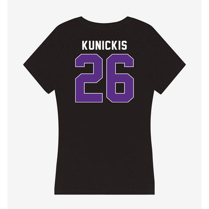 Northwestern - NCAA Football : Albert Kunickis - Women's V-Neck T-Shirt-1