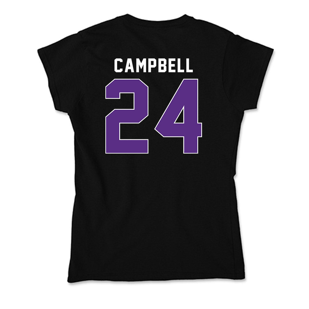 Northwestern - NCAA Women's Lacrosse : Riley Campbell - Soft Style Women’s T-Shirt-1