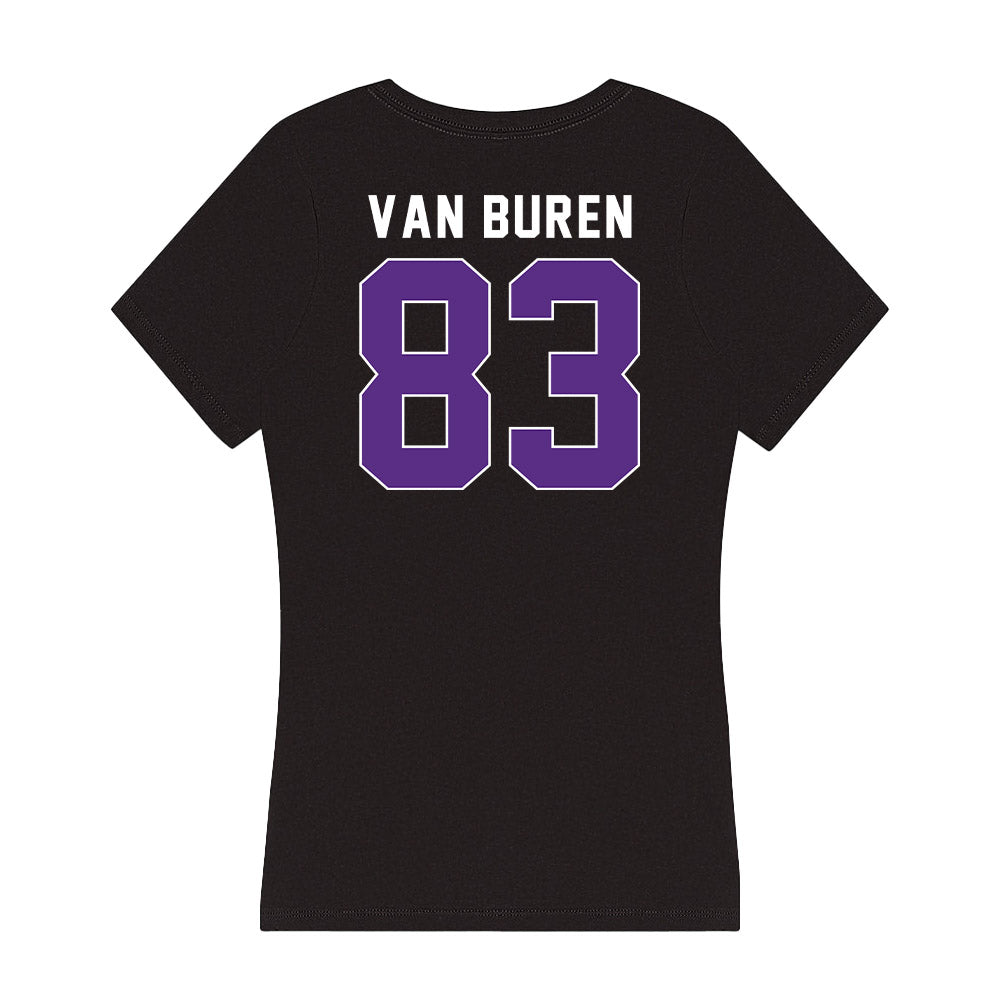 Northwestern - NCAA Football : Blake Van Buren - Women's V-Neck T-Shirt-1