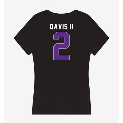 Northwestern - NCAA Football : Fred Davis II - Women's V-Neck T-Shirt-1