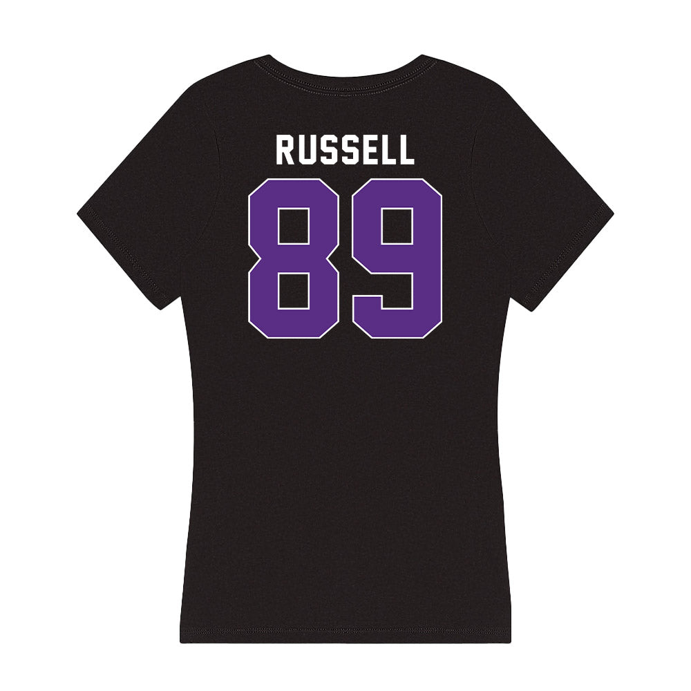 Northwestern - NCAA Football : Cam Russell - Women's V-Neck T-Shirt-1