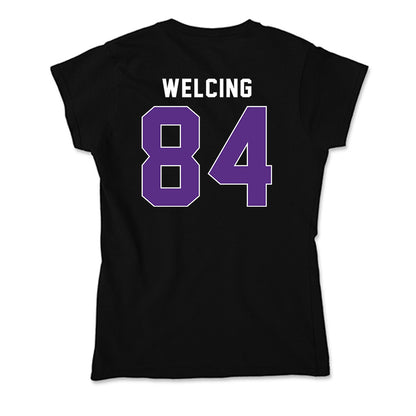 Northwestern - NCAA Football : Hunter Welcing - Soft Style Women’s T-Shirt-1