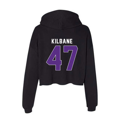 Northwestern - NCAA Football : Michael Kilbane - Women's Crop Fleece Hoodie-1