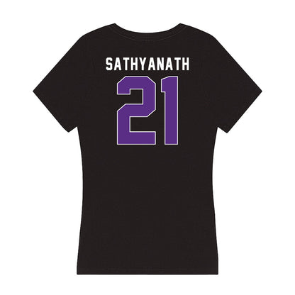 Northwestern - NCAA Women's Fencing : Kailing Sathyanath - Women's V-Neck T-Shirt-1