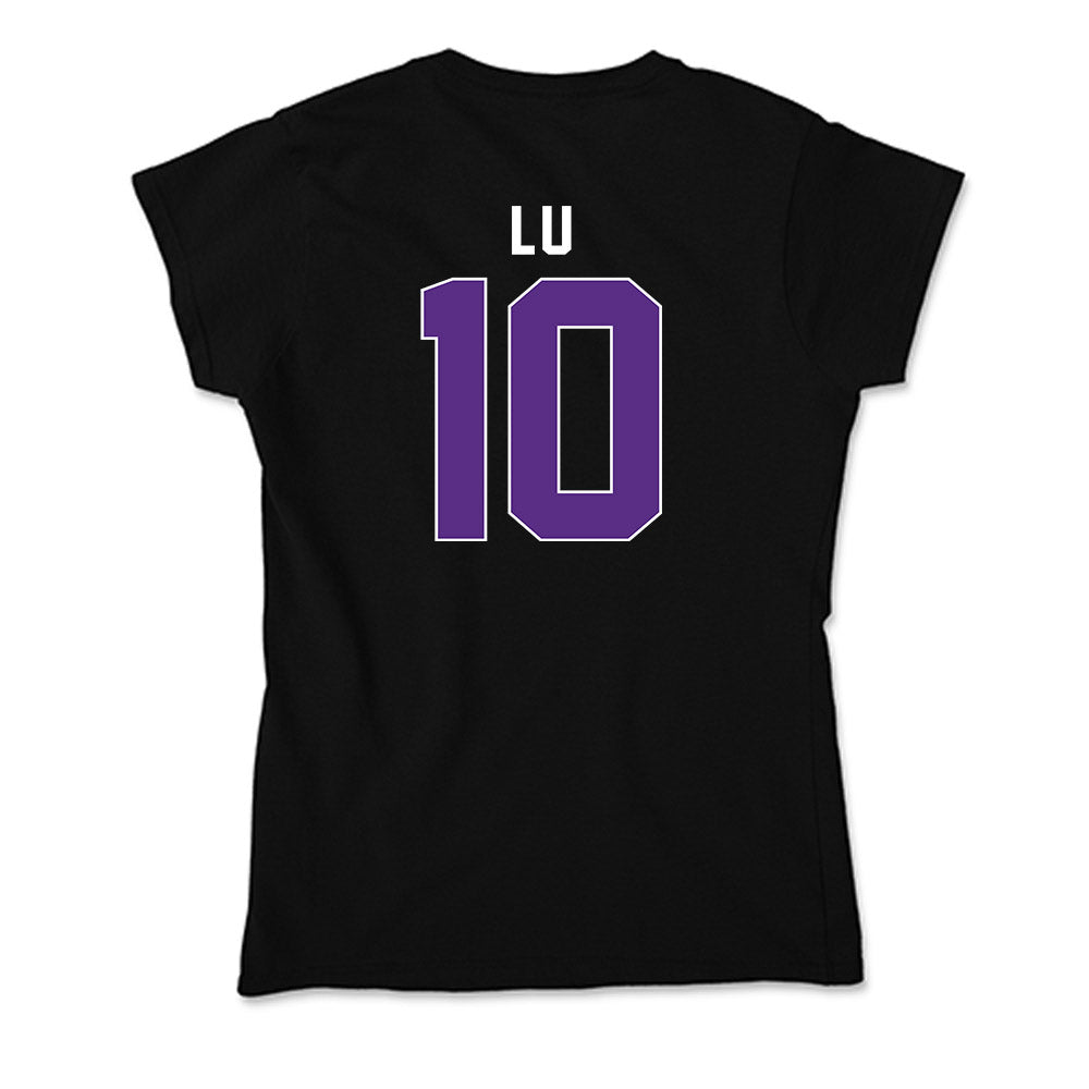 Northwestern - NCAA Women's Fencing : Amy Lu - Soft Style Women’s T-Shirt-1