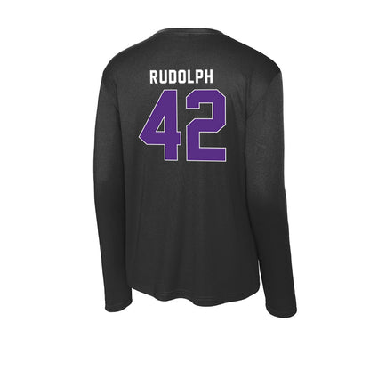 Northwestern - NCAA Women's Lacrosse : Hannah Rudolph - Activewear Long Sleeve T-Shirt-1