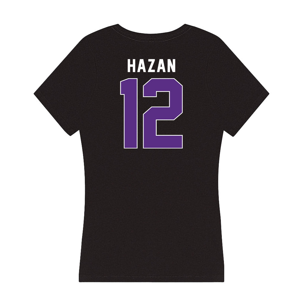 Northwestern - NCAA Women's Volleyball : Buse Hazan - Women's V-Neck T-Shirt-1