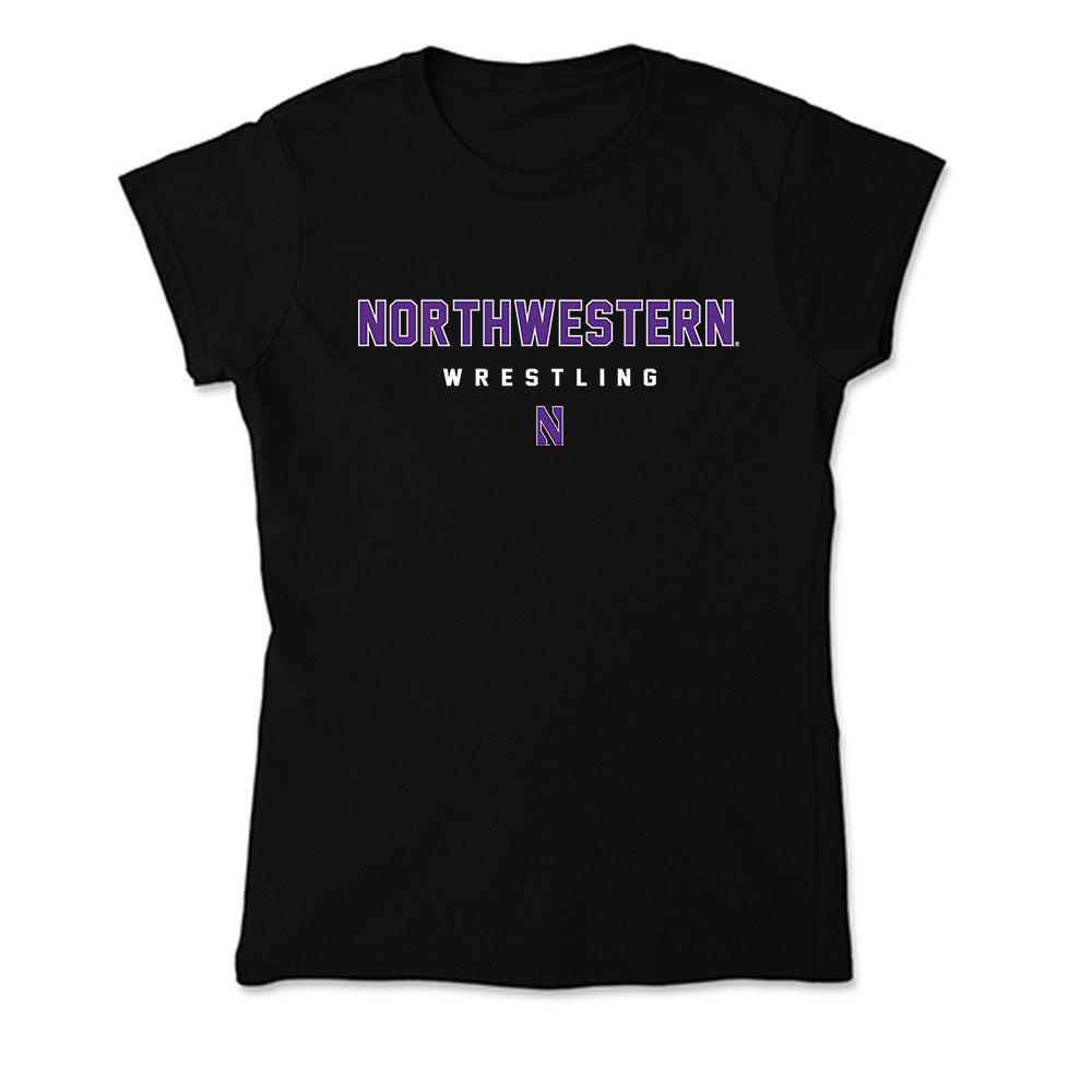 Northwestern - NCAA Wrestling : Dedrick Navarro - Soft Style Women’s T-Shirt-0