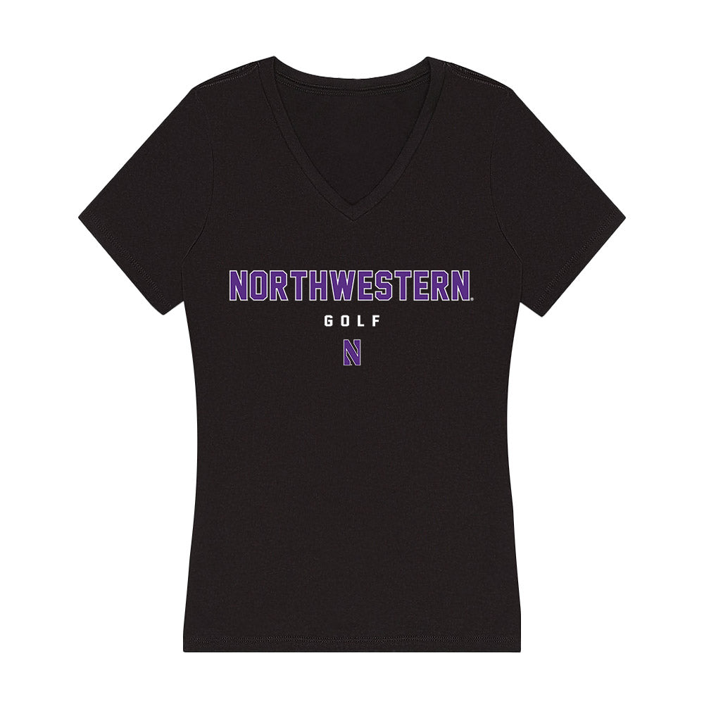 Northwestern - NCAA Women's Golf : Dianna Lee - Women's V-Neck T-Shirt-0