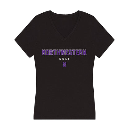 Northwestern - NCAA Women's Golf : Dianna Lee - Women's V-Neck T-Shirt-0