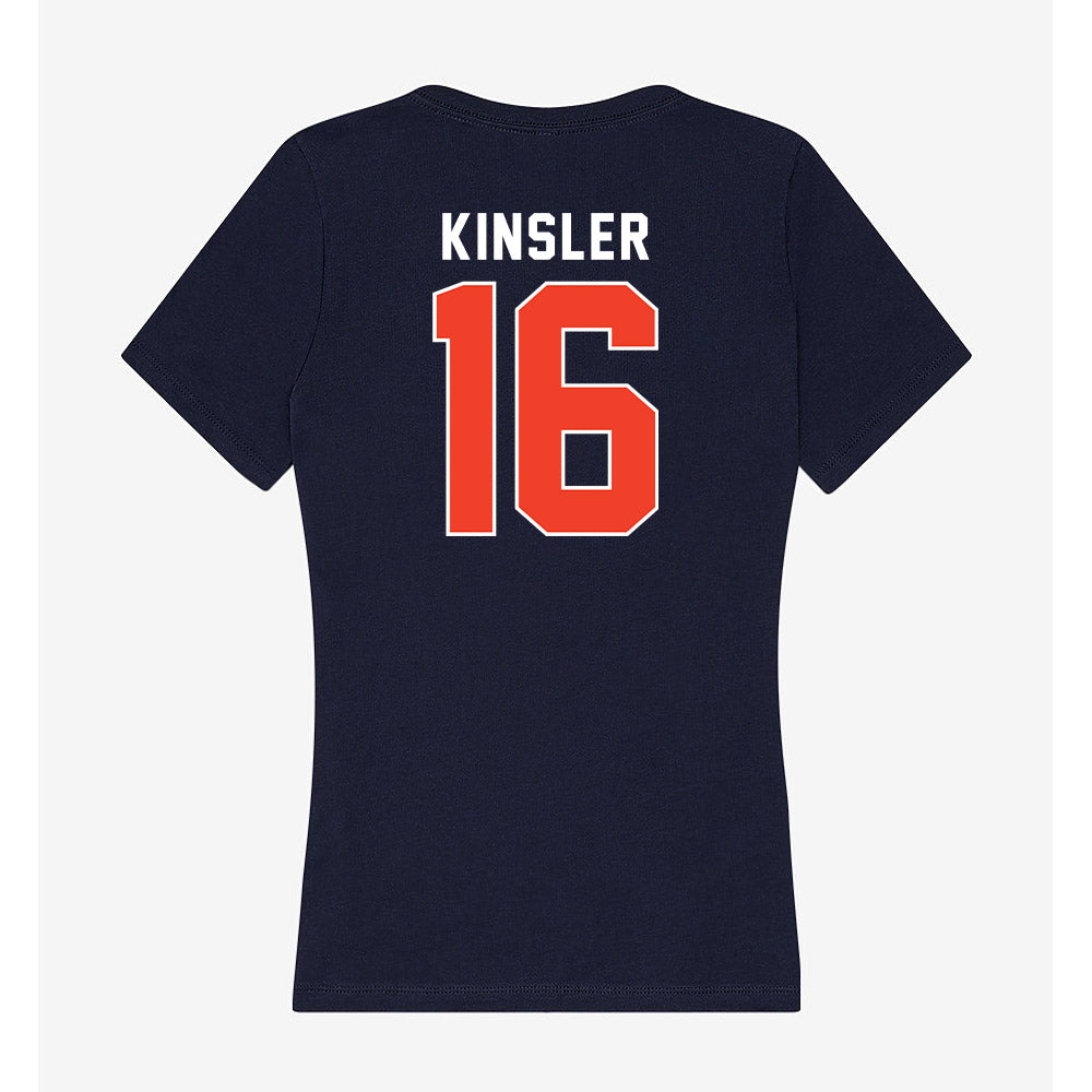 Syracuse - NCAA Women's Ice Hockey : Jackson Kinsler - Women's V-Neck T-Shirt-1
