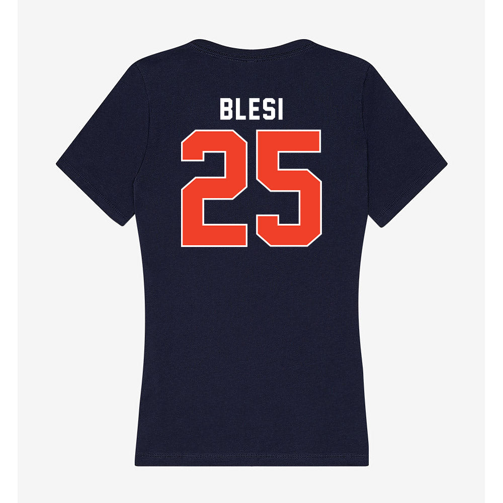 Syracuse - NCAA Women's Lacrosse : Ella Blesi - Women's V-Neck T-Shirt-1