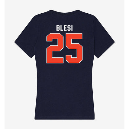 Syracuse - NCAA Women's Lacrosse : Ella Blesi - Women's V-Neck T-Shirt-1