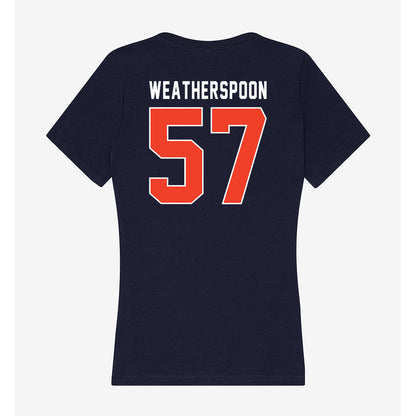 Syracuse - NCAA Football : Dametrius Weatherspoon - Women's V-Neck T-Shirt-1