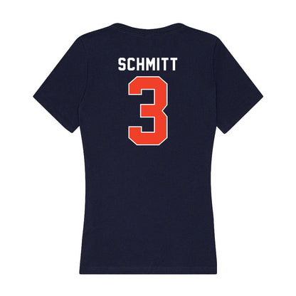 Syracuse - NCAA Women's Basketball : Olivia Schmitt - Women's V-Neck T-Shirt-1