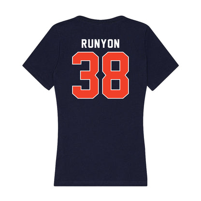 Syracuse - NCAA Football : Max Runyon - Women's V-Neck T-Shirt-1