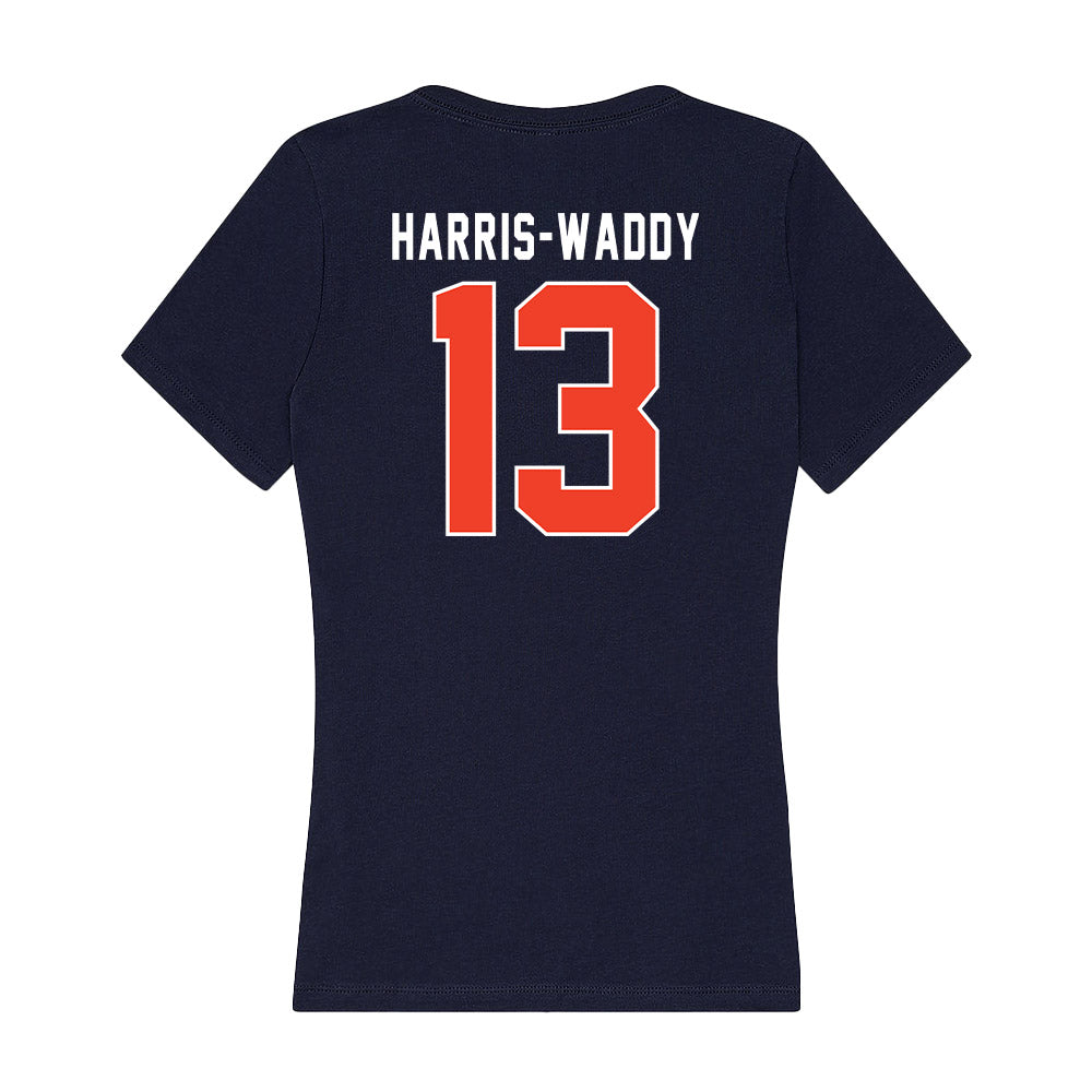 Syracuse - NCAA Women's Volleyball : Zharia Harris-Waddy - Women's V-Neck T-Shirt-1