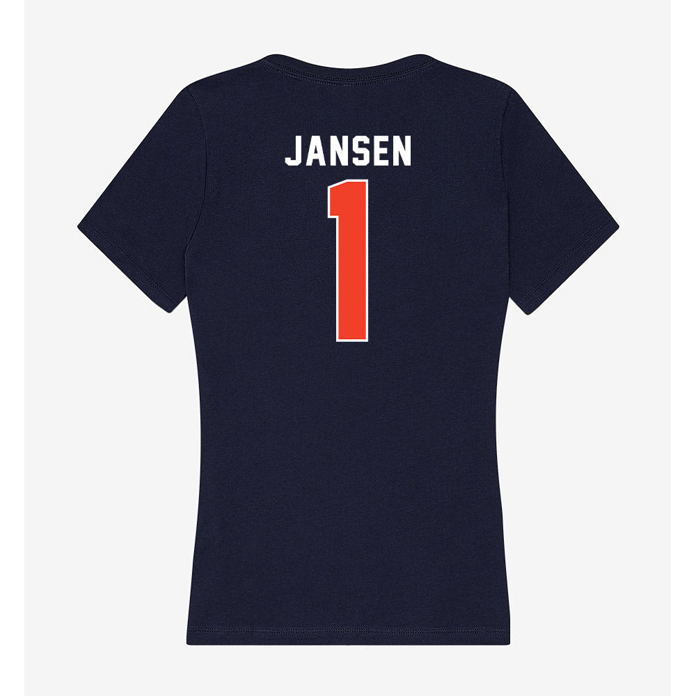 Syracuse - NCAA Men's Soccer : Kyle Jansen - Women's V-Neck T-Shirt-1