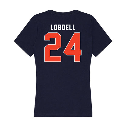 Syracuse - NCAA Men's Basketball : Noah Lobdell - Women's V-Neck T-Shirt-1