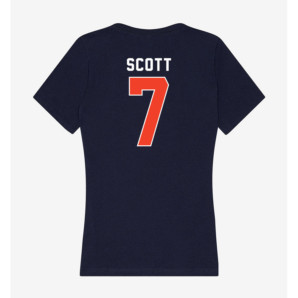 Syracuse - NCAA Men's Soccer : Nathan Scott - Women's V-Neck T-Shirt-1