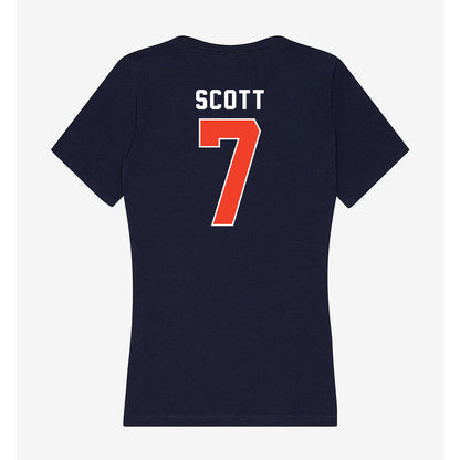 Syracuse - NCAA Men's Soccer : Nathan Scott - Women's V-Neck T-Shirt-1