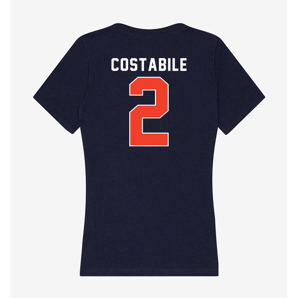 Syracuse - NCAA Women's Ice Hockey : Stella Costabile - Women's V-Neck T-Shirt-1