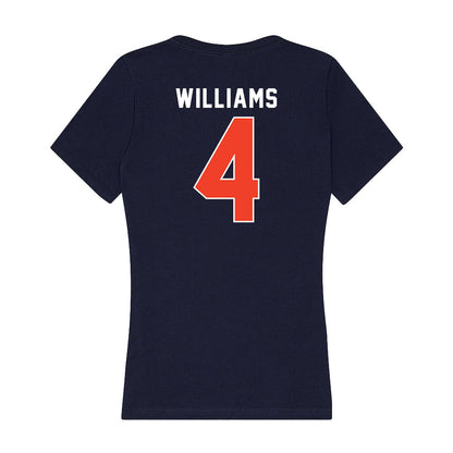 Syracuse - NCAA Football : Jakhari Williams - Women's V-Neck T-Shirt-1
