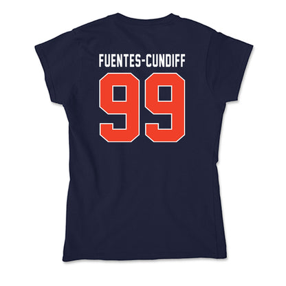 Syracuse - NCAA Football : Elijah Fuentes-Cundiff - Soft Style Women’s T-Shirt-1