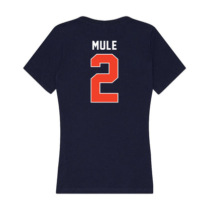 Syracuse - NCAA Men's Lacrosse : Christian Mule - Women's V-Neck T-Shirt-1