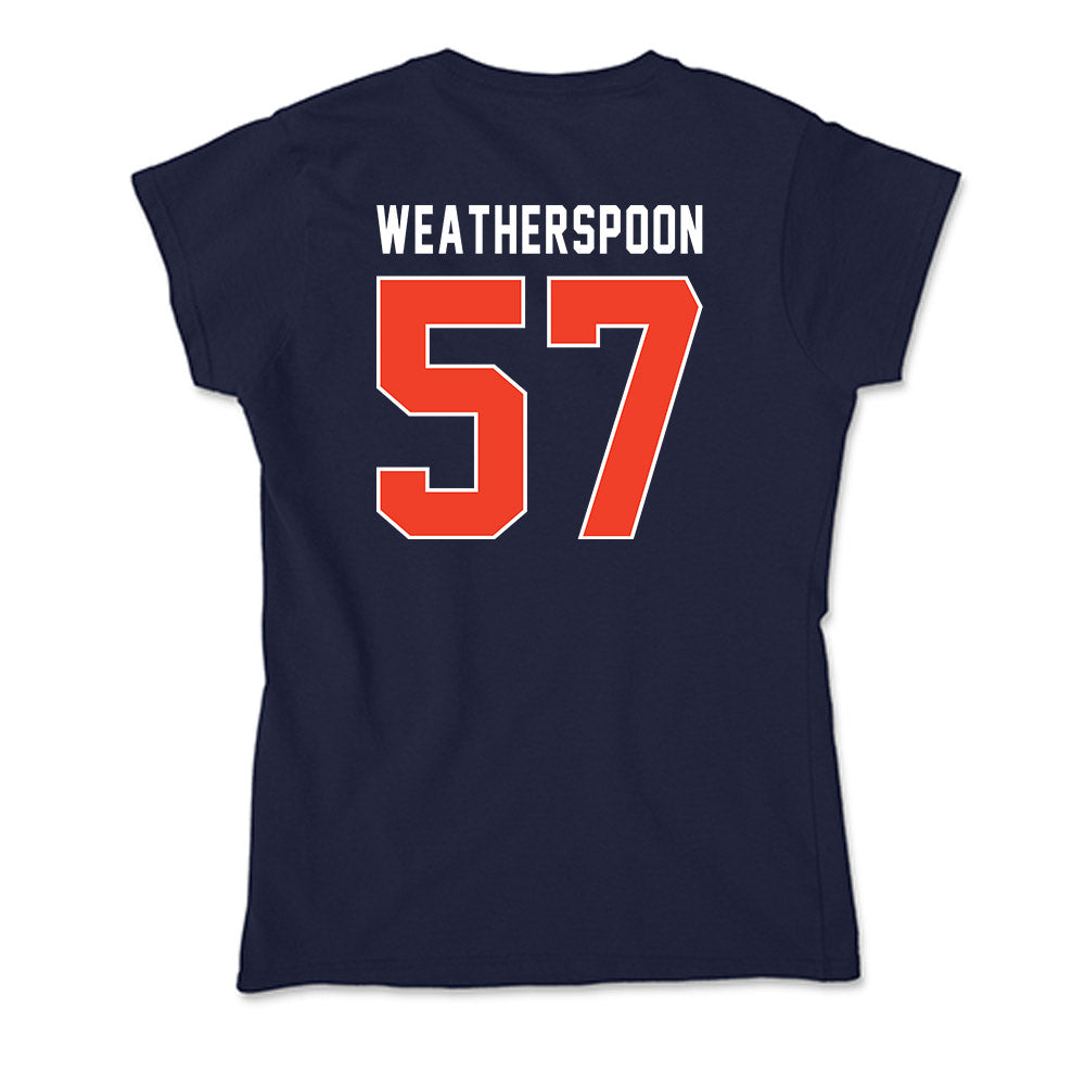 Syracuse - NCAA Football : Dametrius Weatherspoon - Soft Style Women’s T-Shirt-1