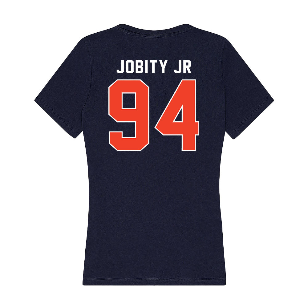 Syracuse - NCAA Football : Kevin Jobity Jr - Women's V-Neck T-Shirt-1